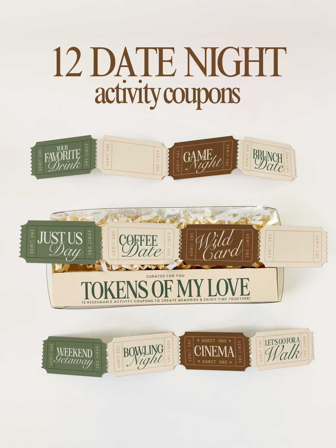 Personalized Date Night Box | Love Coupons for Couples