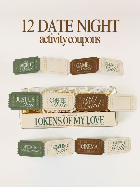 Personalized Date Night Box | Love Coupons for Couples