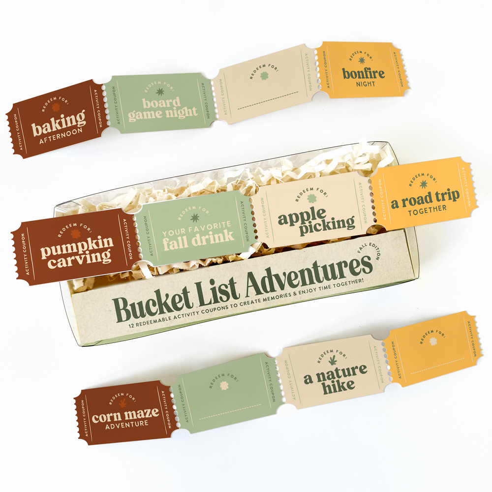 Bucket List Adventures MiniCard - Fall Edition