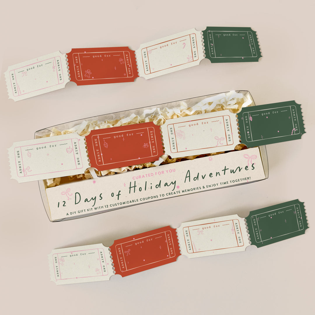 12 Days of Holiday Adventures Box - Blank | The Whimsical