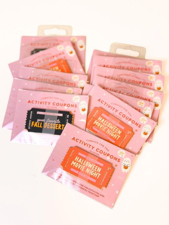 Fall Activity Coupons | Boo Basket Stuffer for Kids &amp; Adults