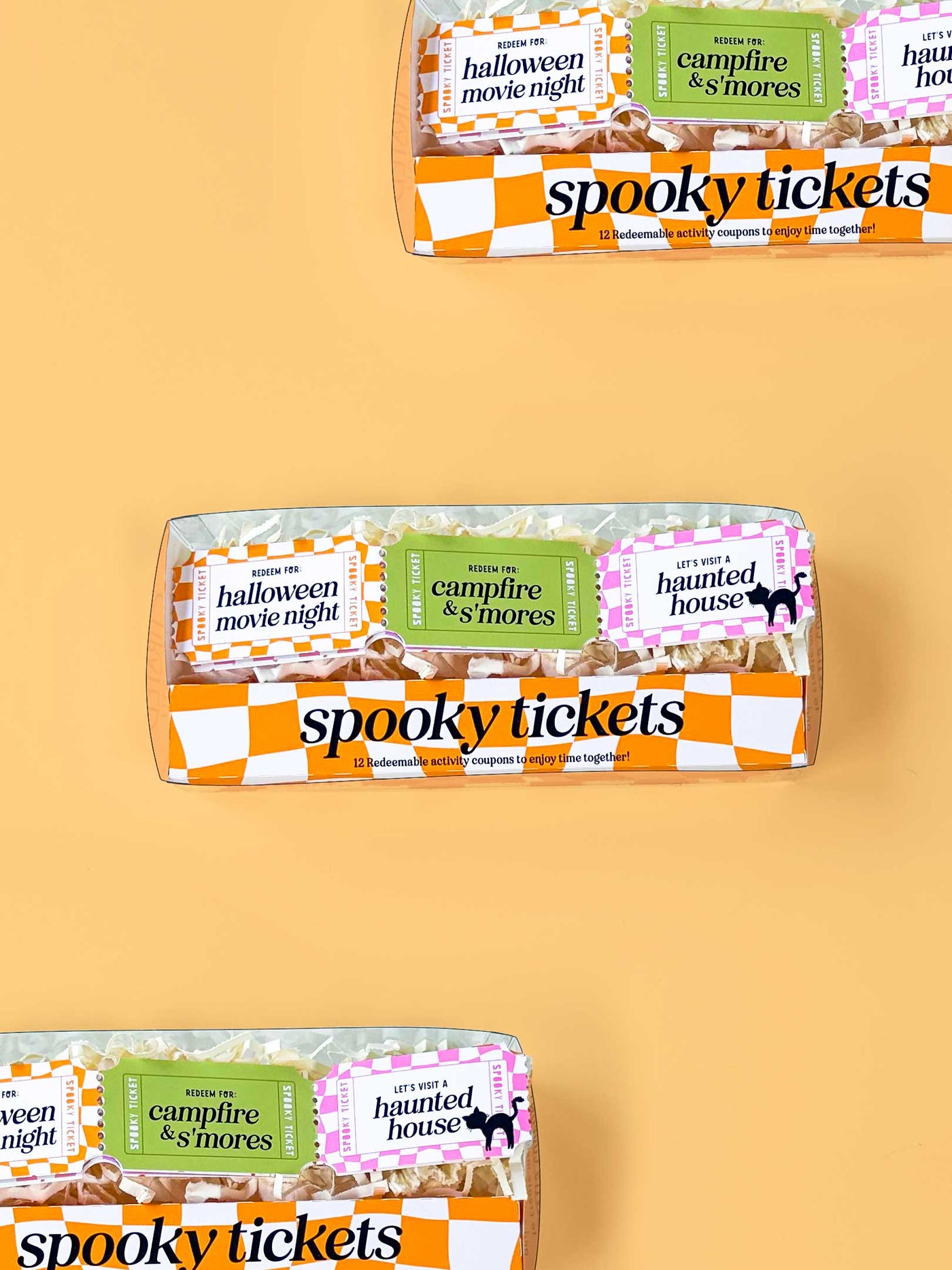 Spooky Tickets - Activity Coupons for Kids
