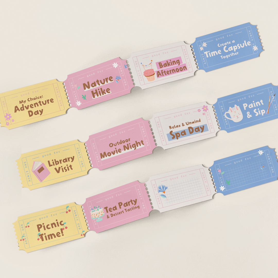 Mother’s Day Coupons Card - Playful Pastels