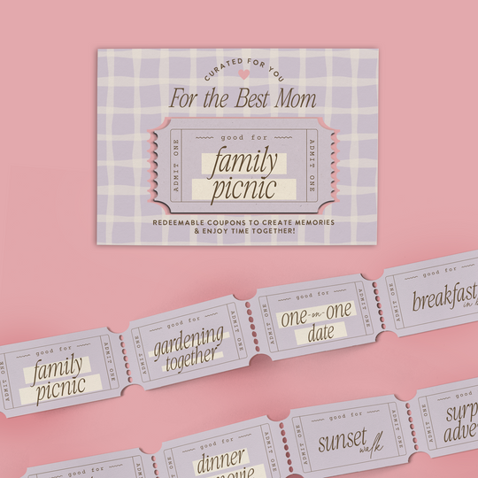 Mothers Activity Coupons MiniCard - Lilac