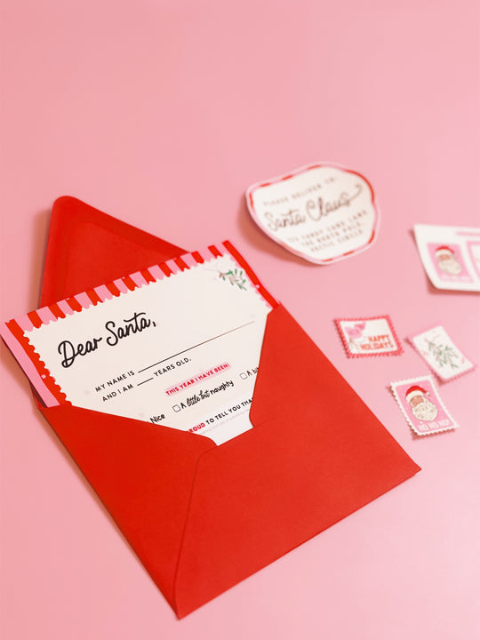 Letter to Santa Kit for Kids - Mini Pack