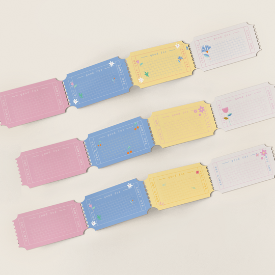 Mother’s Day Coupons Card - Playful Pastels