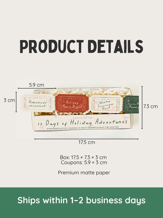 Product details graphic showing a boxed set of three travel bookmarks labeled &