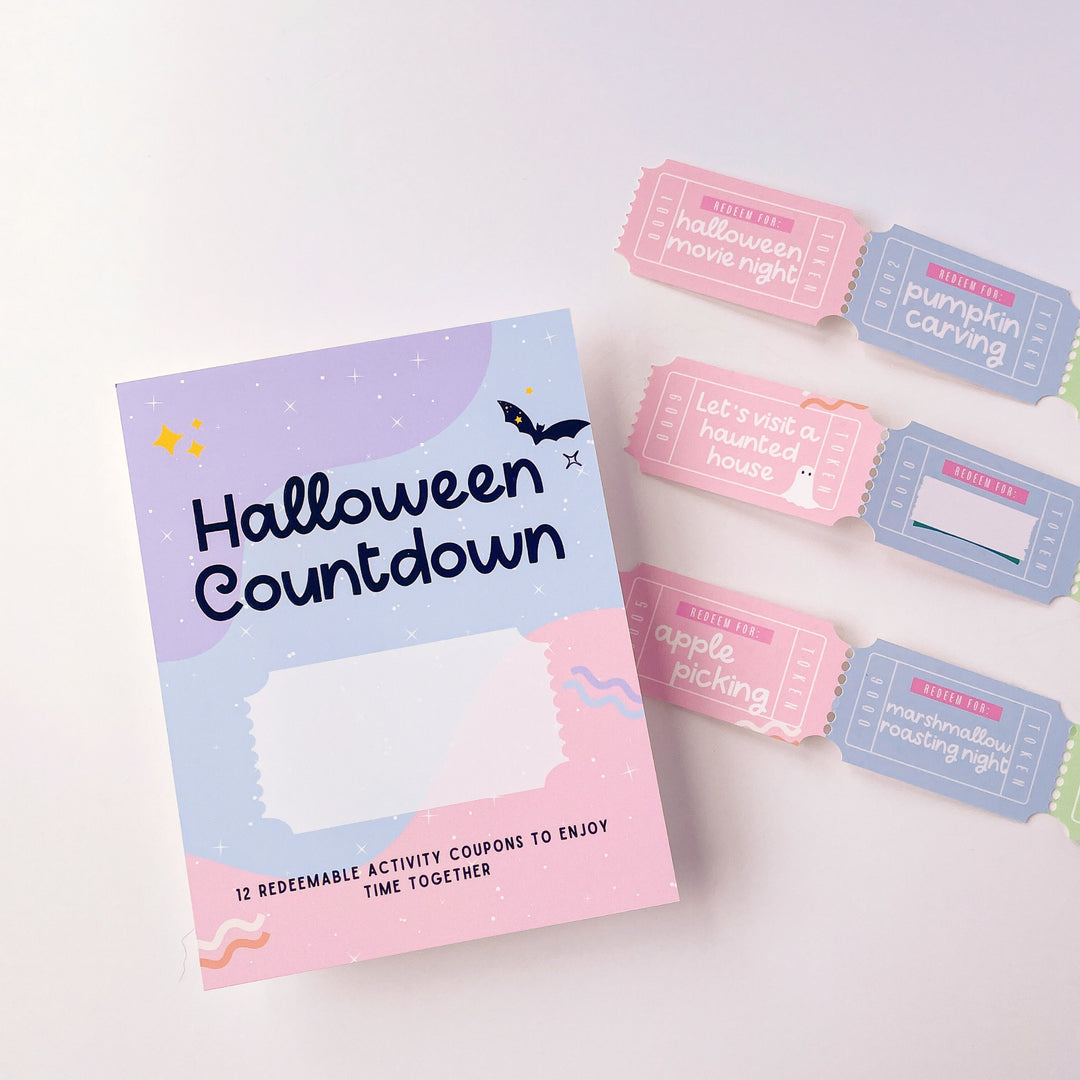 Halloween Activity Coupons Gift Box