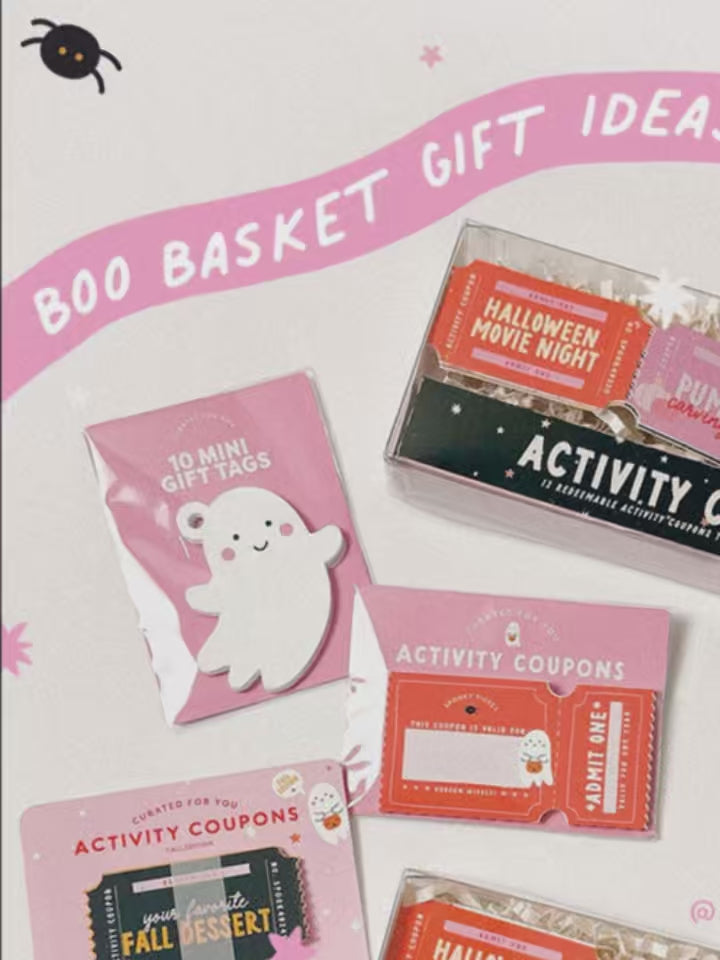 Fall Activity Coupons | Boo Basket Stuffer for Kids &amp; Adults