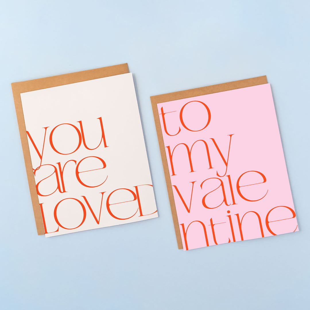 Valentine's Day Modern Cards | Set of 6