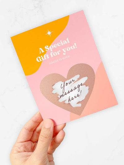 A Special Gift for You - Scratch-to-Reveal Card