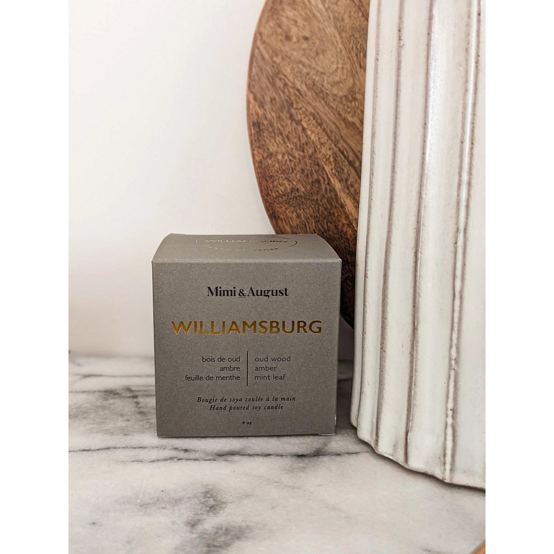 Williamsburg Organic Soy Reusable Candle