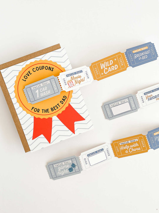 Father's Day Activity Coupons - Unique Gift from Kids