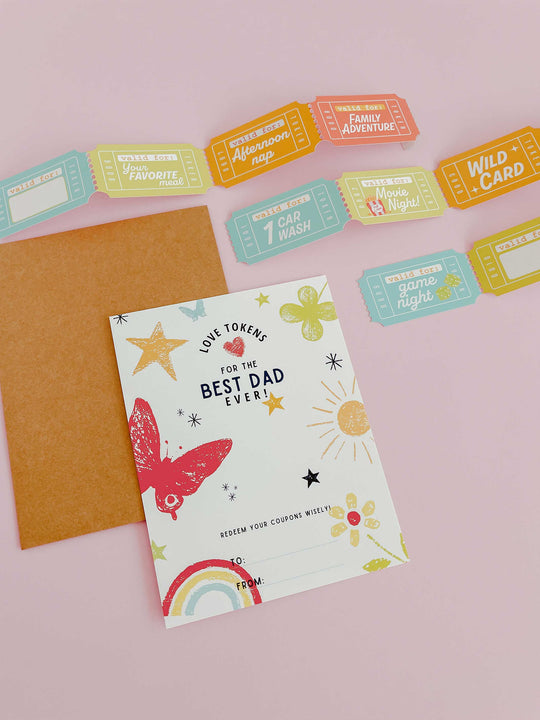 Father's Day Love Coupons - Unique Gift from Kids