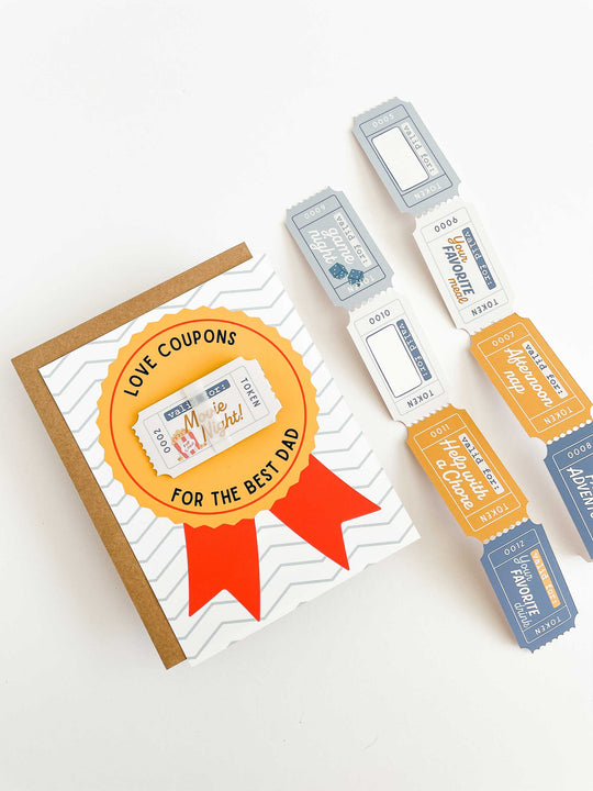 Father's Day Activity Coupons - Unique Gift from Kids