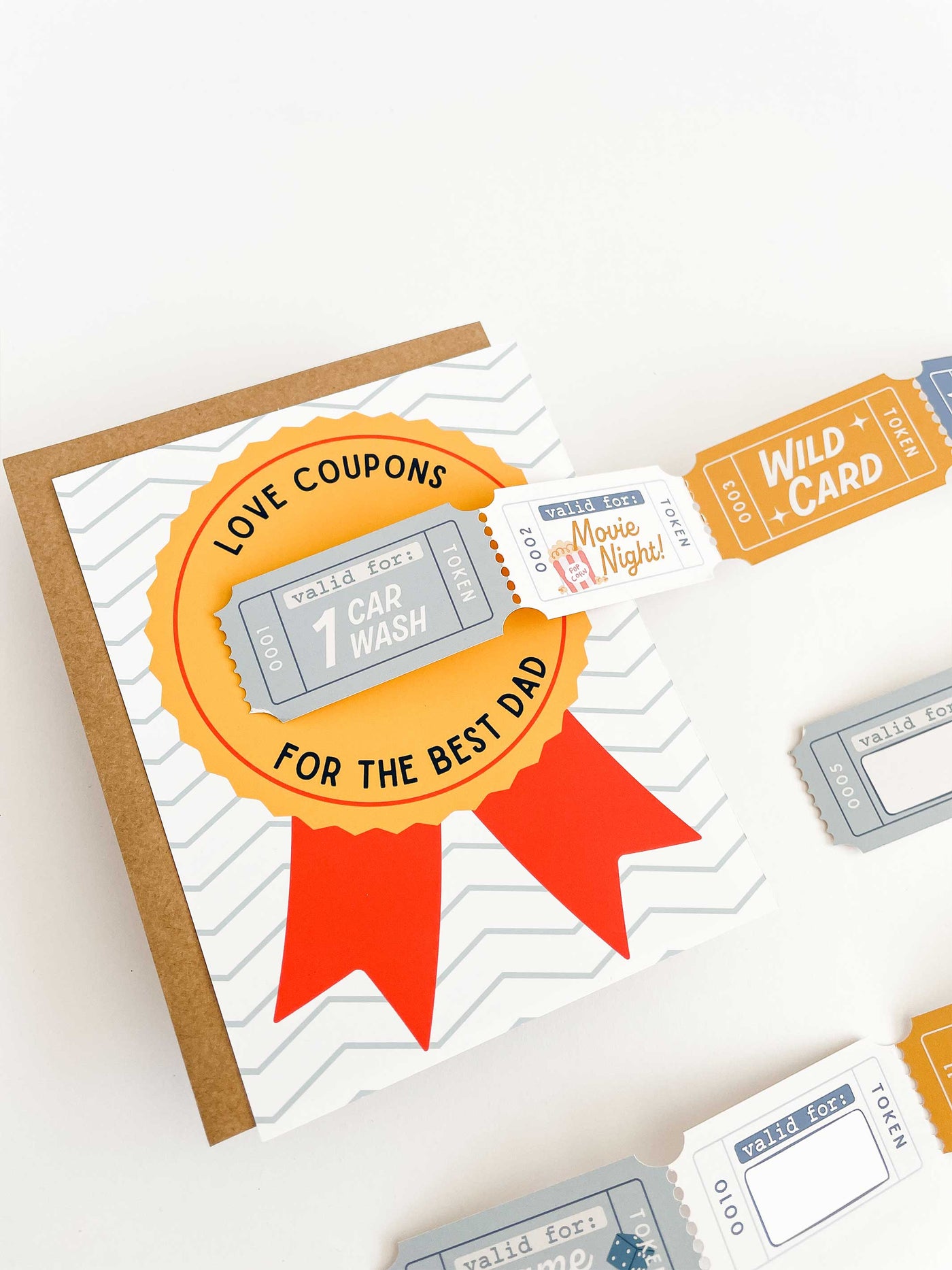 Father's Day Activity Coupons - Unique Gift from Kids