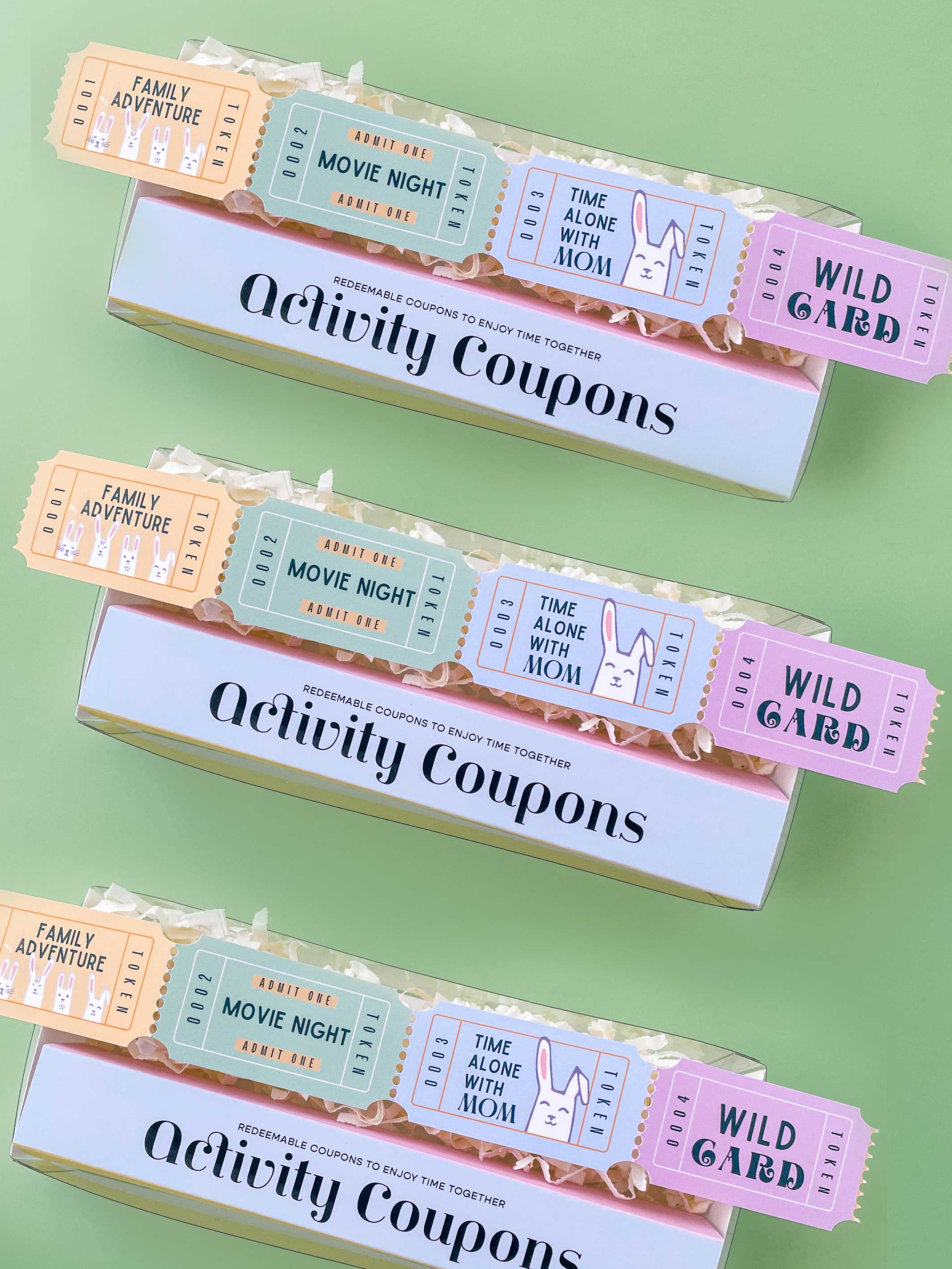Activity Coupons for Kids - Box – Curated For You Gifts